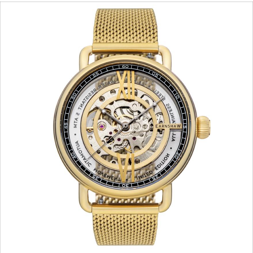 Thomas Earnshaw 43mm Men's Automatic Watch INVESTIGATOR ES-8195-33